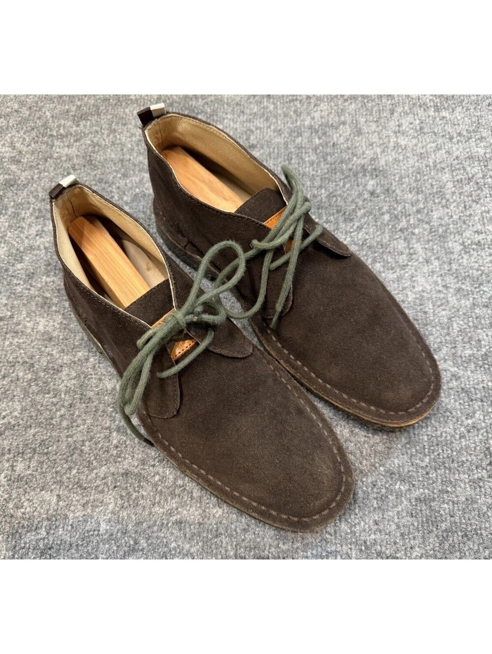 Coach Anthony Brown Suede Moc Toe Chukka Boots Men’s 8 M F0044